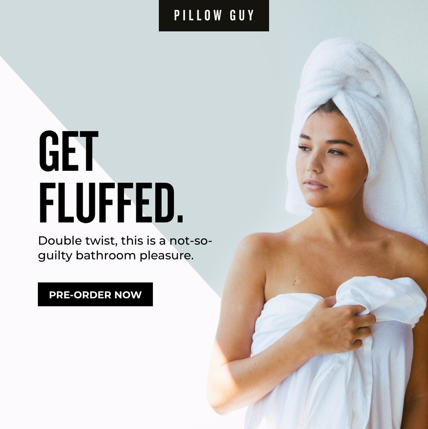 Pillow Guy Double Twist Facebook Ad Design