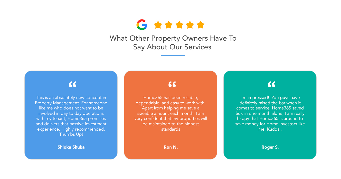 Home 365 Review section Design