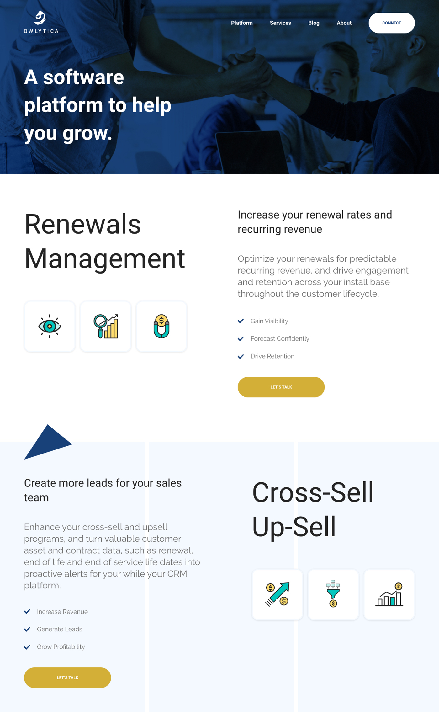 Owlytica Platform Page Design Project
