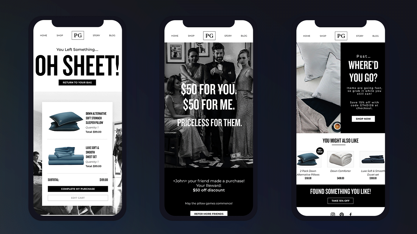 Six Transactional-Abandoned Cart Email Design